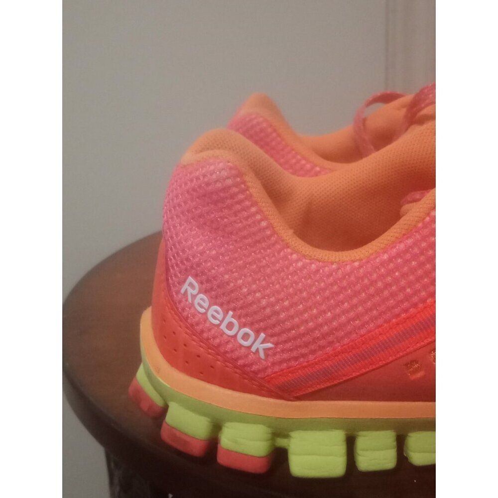 Reebok Realflex Scream 2.0 Womens Size 9 Pink Walking Running Shoes Sneakers - Picture 4 of 12